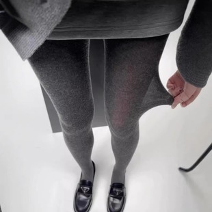 Autumn and winter bottoming jacquard pantyhose knitted warm super high transparent miu pantyhose sexy socks women's socks slim high-end