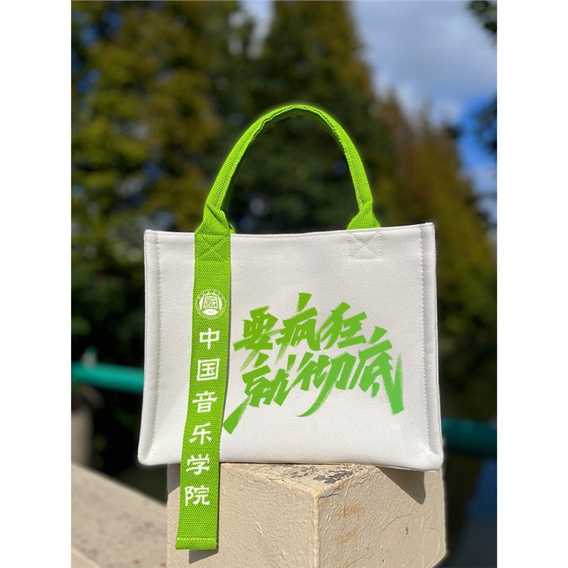 帆布袋定 制印logo礼品手提高端加厚飘带学校校庆宣传商务帆布袋|undefined