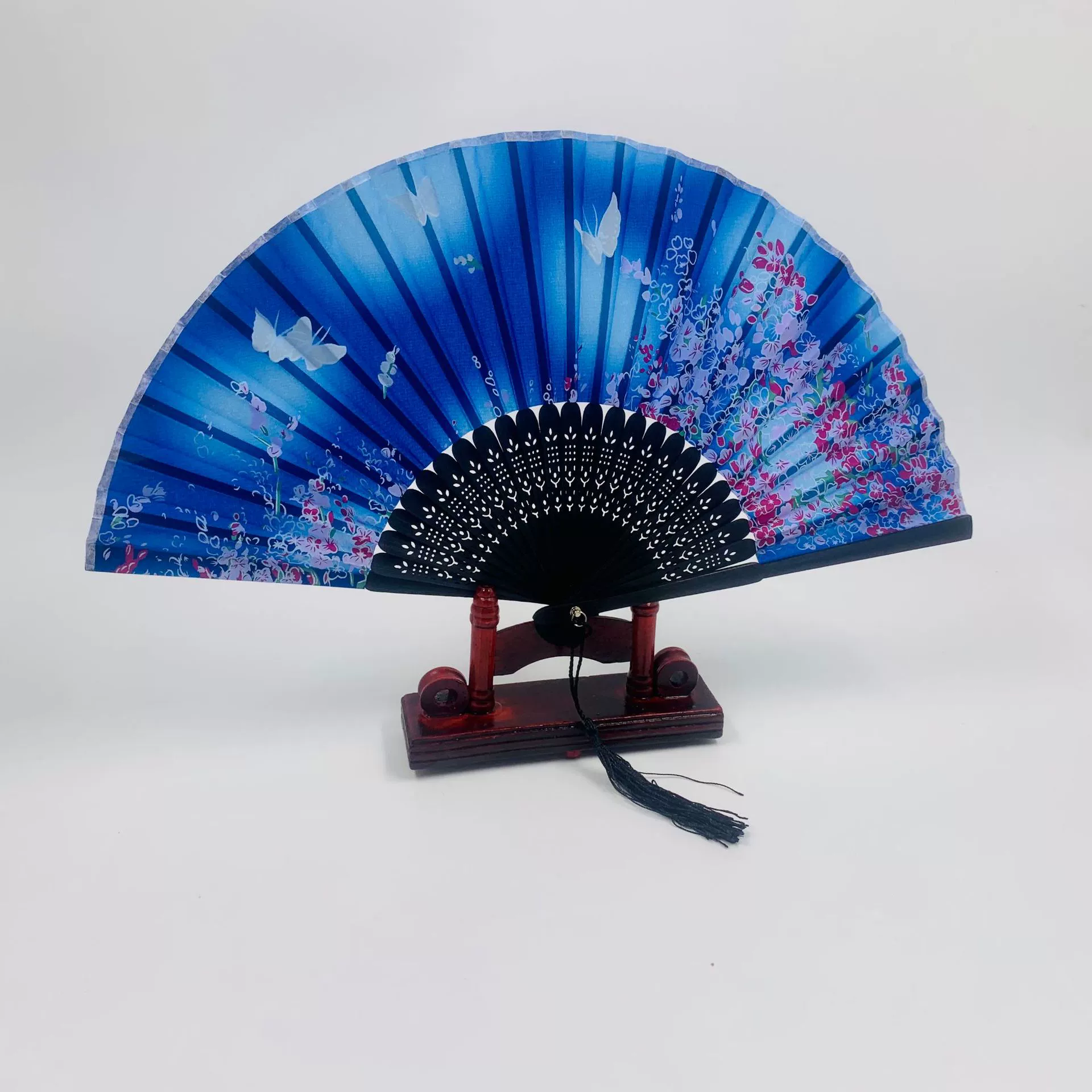 Folding Hand Fan Hanfu Style, Silk-screen Print, High-definition Patterns, Fine Workmanship