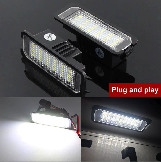 Подходит для Volkswagen Golf 5/6/7 Passat лицензионный Phaeton PoLO Polo Shangku Skoda LED номерной знак