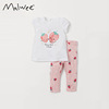 Summer set, trousers, European style, with short sleeve, children's clothing