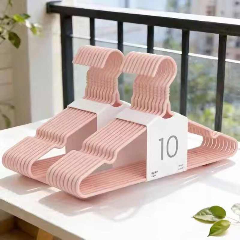 Household clothes hanger, enlarged and thickened, non-slip, non-marking, for adult clothing, suitable for dormitory use, student clothes rack Household clothes hanger, enlarged and thickened, non-slip, non-marking, for adult clothing, suitable for dormitory use, student clothes rack