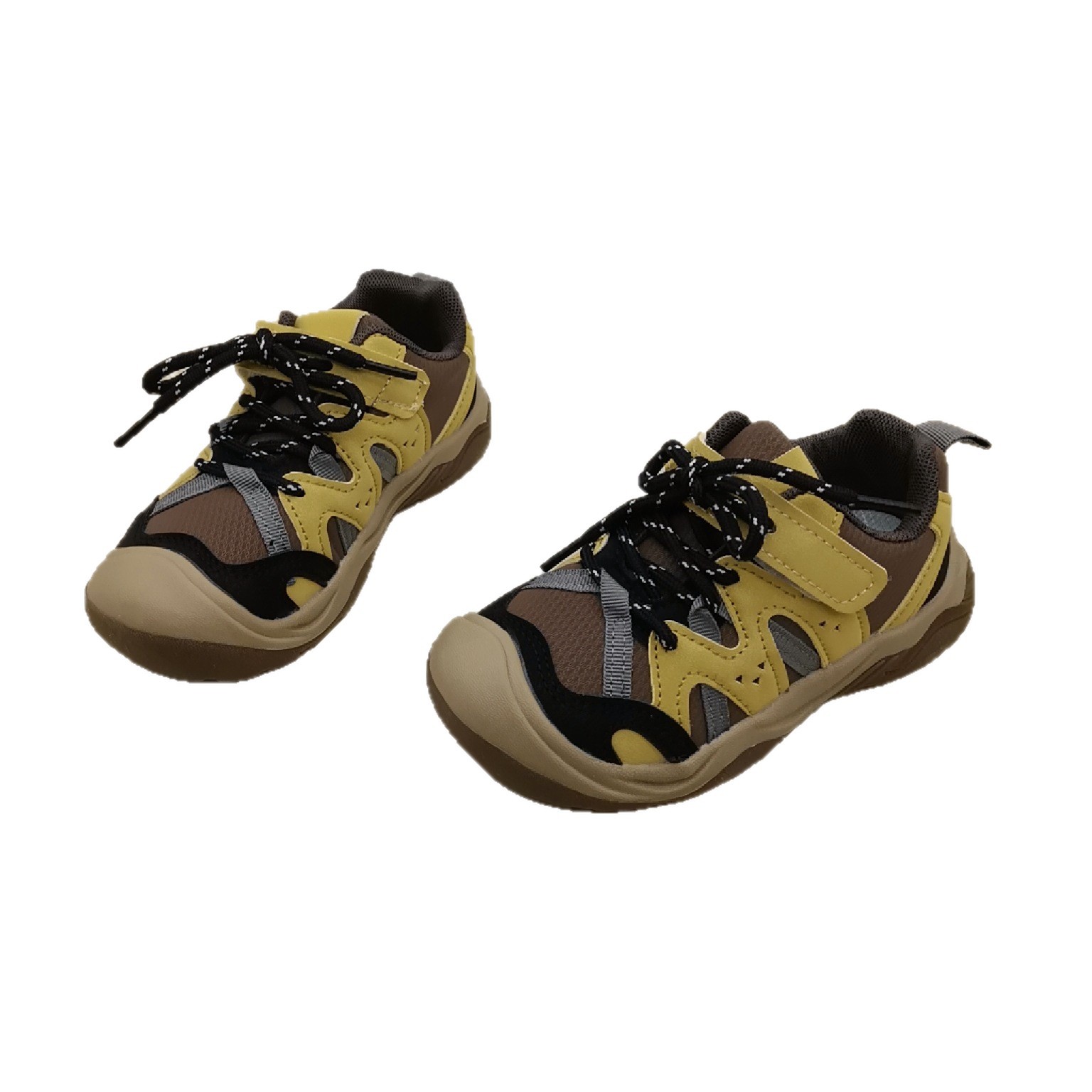 2026 otoño zapatos de cuero para niños al aire libre 1 - 6 años de edad zapatos de moda empalmado transpirable zapatos deportivos para niños y niñas