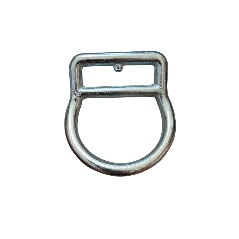 安全带铝合金吊环直环弯环D型环高承重连接环高空安全防坠落配件