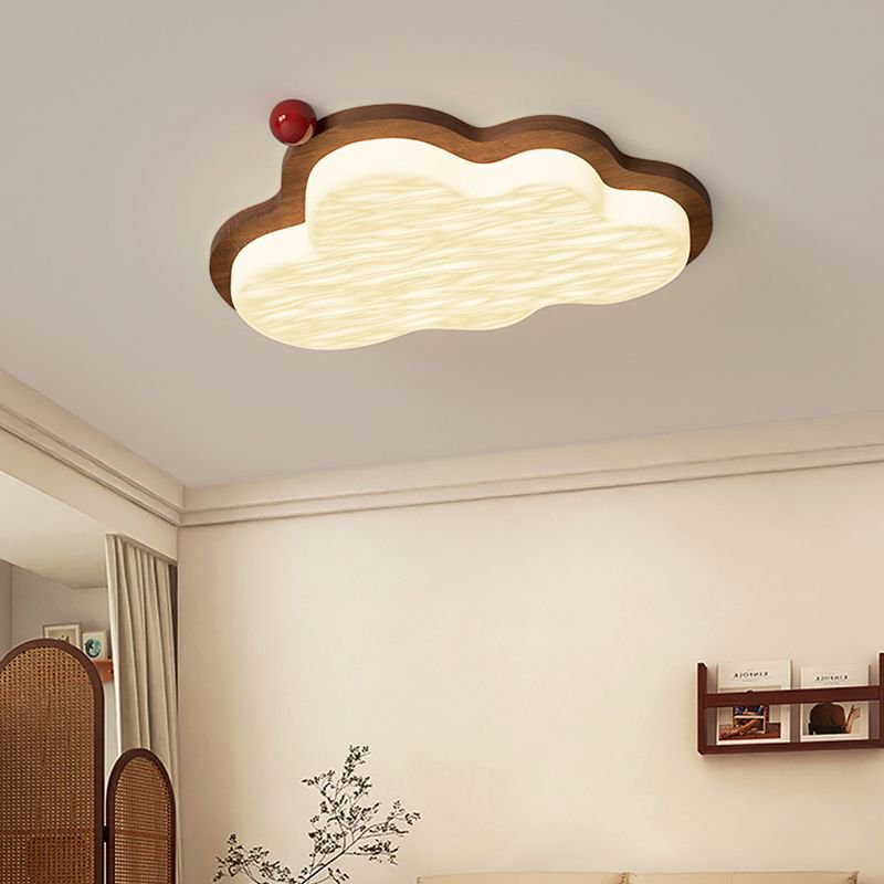 Vintage Cloud Bedroom Ceiling Light American Retro Cream Style Warm Romantic Eye-Caring Children's Room Lighting Vintage Cloud Bedroom Ceiling Light American Retro Cream Style Warm Romantic Eye-Caring Children's Room Lighting