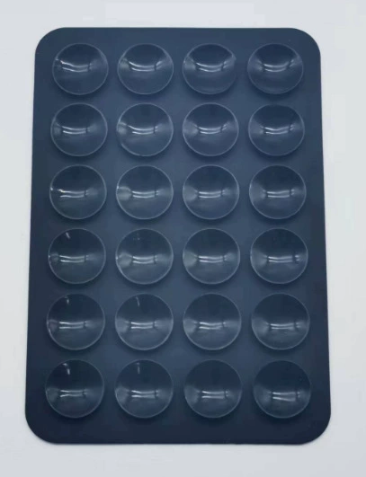 Silicone Phone Holder Pad — Double-Sided Non-Slip Rectangular Adhesive Grip, 8×5.5×0.25 cm