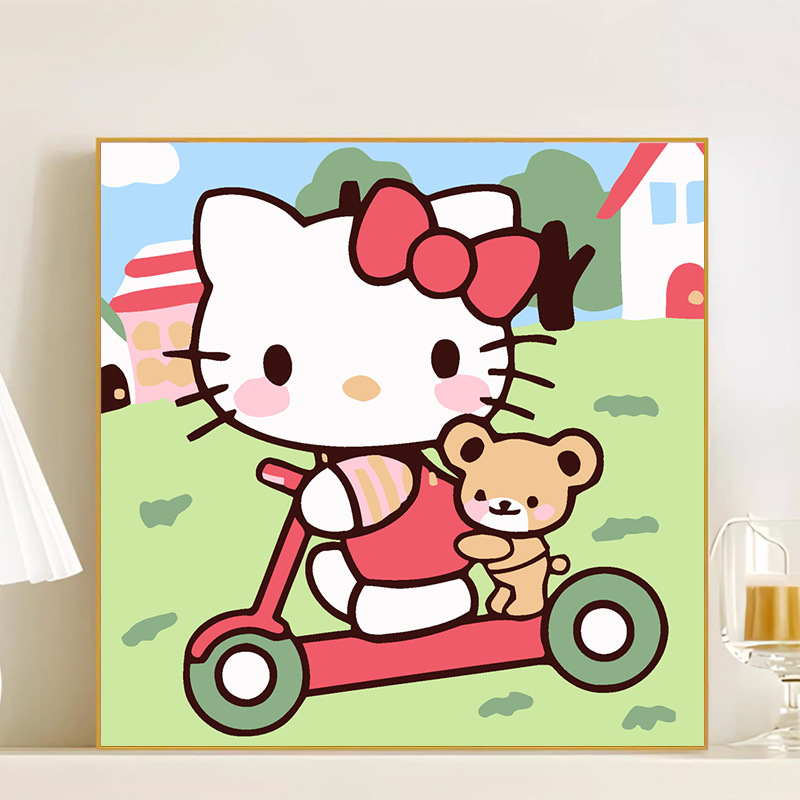 R013 / 20*20CM(画笔+颜料+绷好内框）