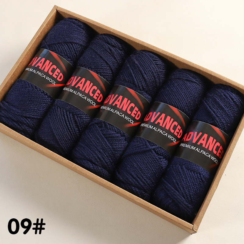 Ovillo de Lana de Alpaca Térmico para Tejido a Mano y DIY