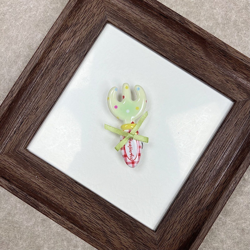 新しいインスタイル甘いガーリーハート下駄 diy 靴バックル小さな新鮮なフルーツグリーン靴アクセサリー蝶靴花|undefined