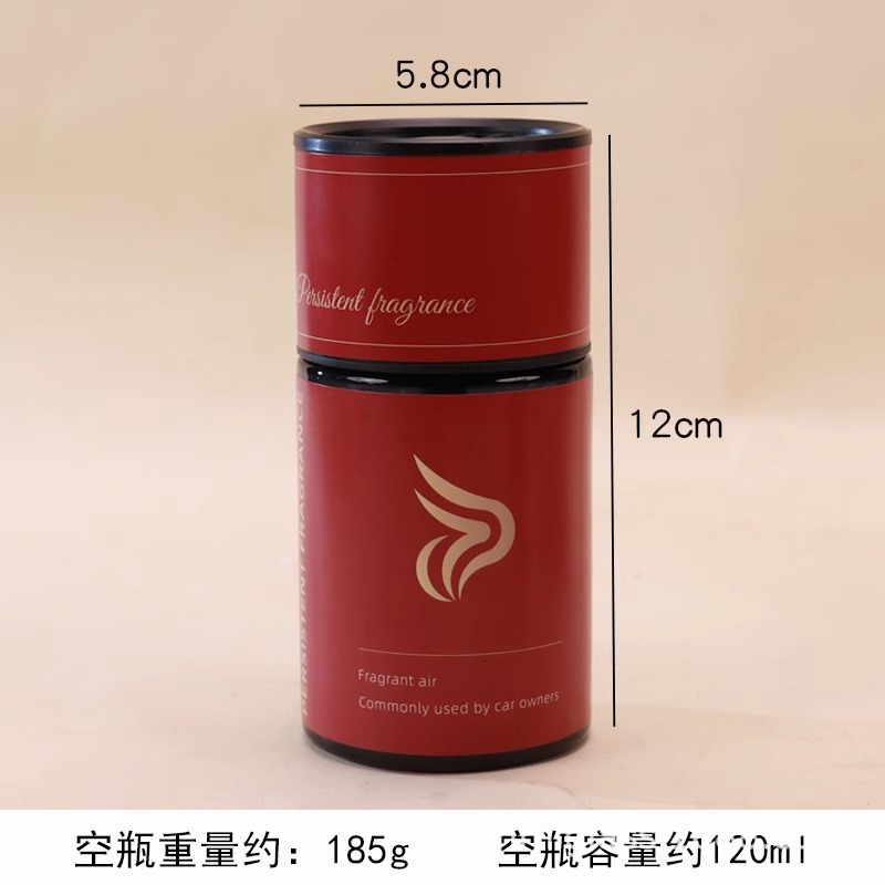 투명, 둥근 아로마테라피 밝은 빨간색 뚜껑