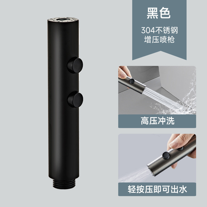 Pistola Rociadora de Bidé para Inodoro de Acero Inoxidable de Alta Presión para Baño image 17