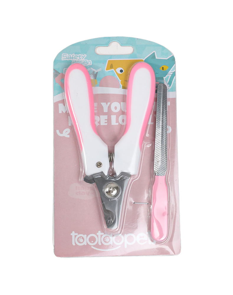 Fábrica al por mayor de cuero Taobao perro y gato especial cortaúñas de cuero Taobao conejo oreja mango cortaúñas con archivo cortaúñas