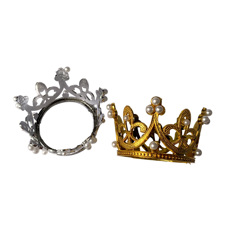 Pastel horneado tocadero para niños círculo redondo joyería de la corona de la novia decoración de bodas fábrica al por mayor guirnaldas tocadero