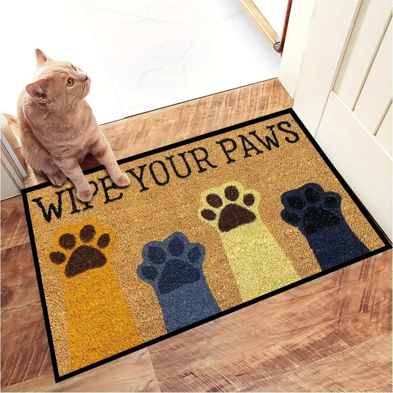 Non-slip Decorative Bathroom Floor Mat Printed American Style_voghion.com