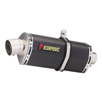 hexagonal straight-out tail muffler | Motorcycle exhaust pipe