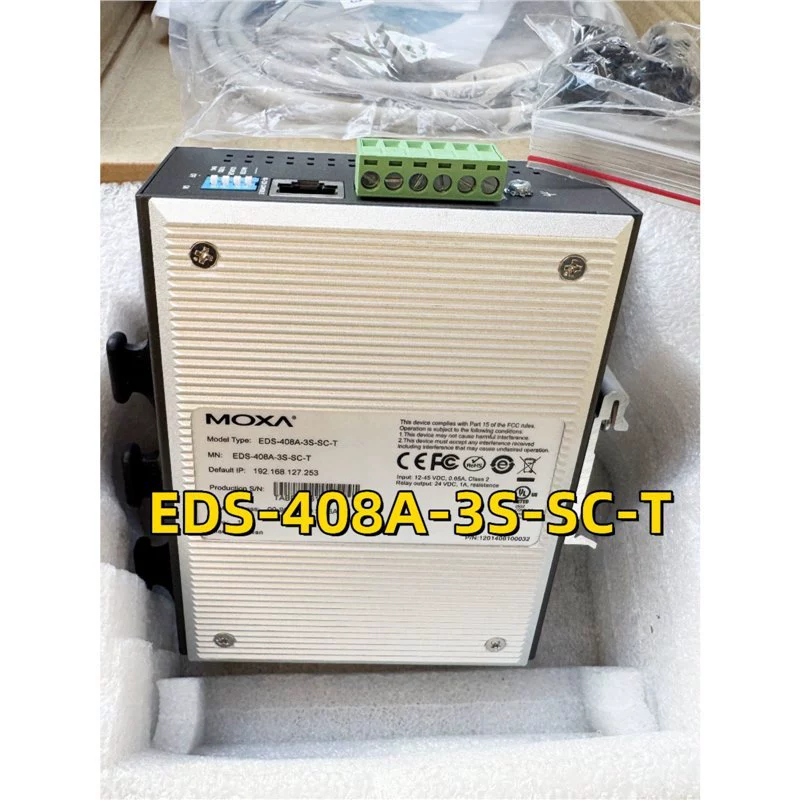 MOXA EDS-408A-3S-SC-T 3 оптический порт промышленный Ethernet коммутатор широкий теплая спот