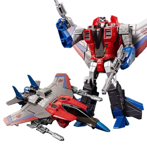 Children's manual transforming car robot alloy model wasp dinosaur plane sky boy car toy
