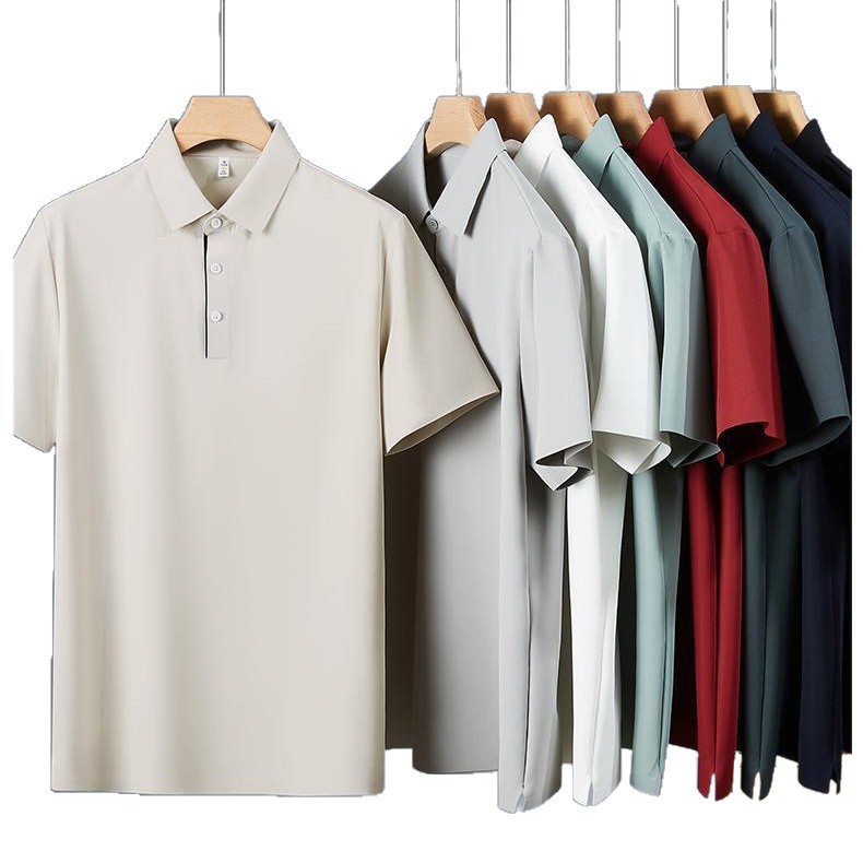 POLO pinza impresión logotipo de impresión2025 verano nuevo waffle ropa de trabajo bordada ropa de trabajo