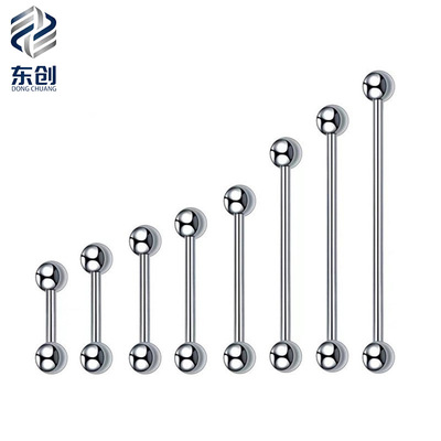 韩版不锈钢双头圆球舌钉简约时尚潮耳环可爱迷你小妞钛钢耳骨钉|ms