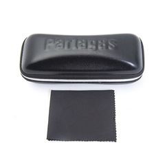 Kasha pu zipper box patgas set boxed luxury packaging box red wolf glasses cloth screwdriver accessory set