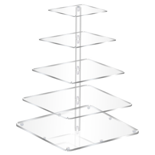Cross-border acrylic display stand desktop cake multi-layer storage rack transparent plexiglass display stand