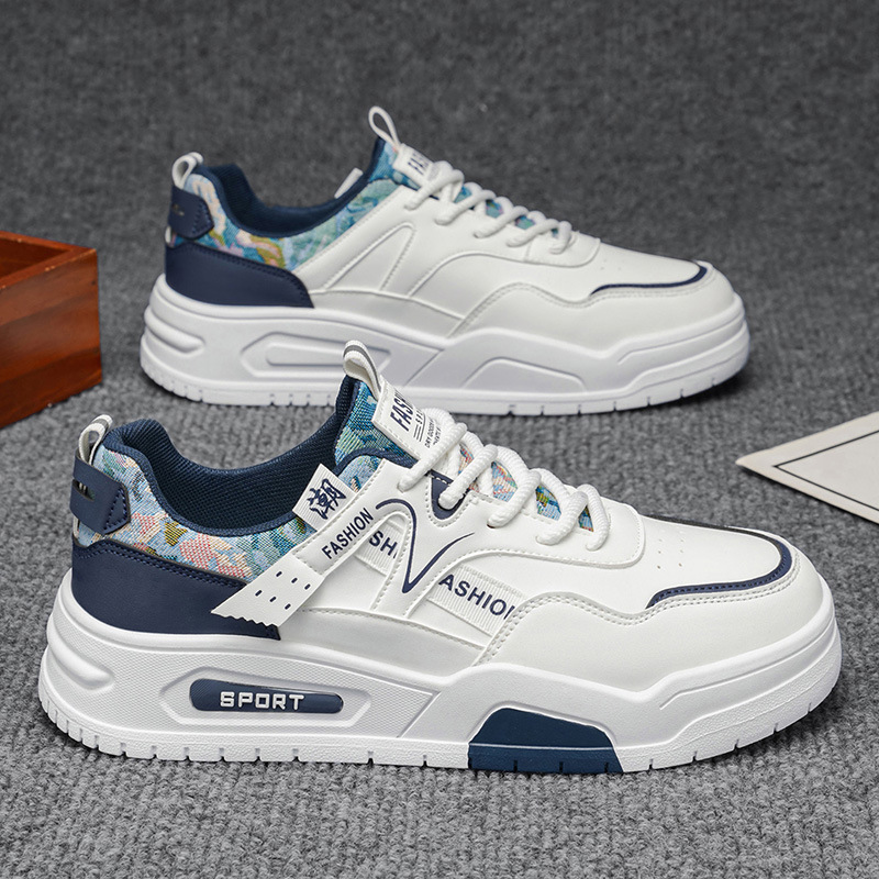 Zapatos de skate para hombres cuatro estaciones nuevos zapatos casuales de alto nivel bajo moda juvenil moda coreana zapatos de skate para hombres image 5