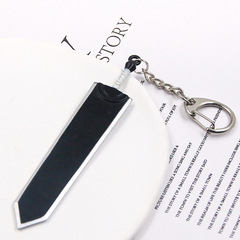 Sword Art Online: Guts' Dragon Slayer Keychain - Golden Age Dragon Slayer Weapon Model Ornament