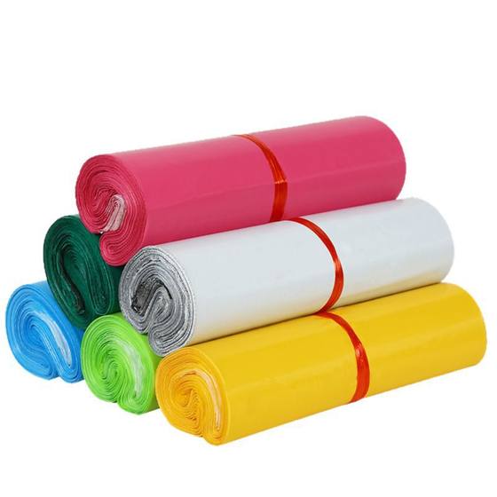 New Material Colorful White Express Bag Thickeneded Logistics Packaging Bag Clothing Waterproof Bag E-Commerce Clothing Packaging