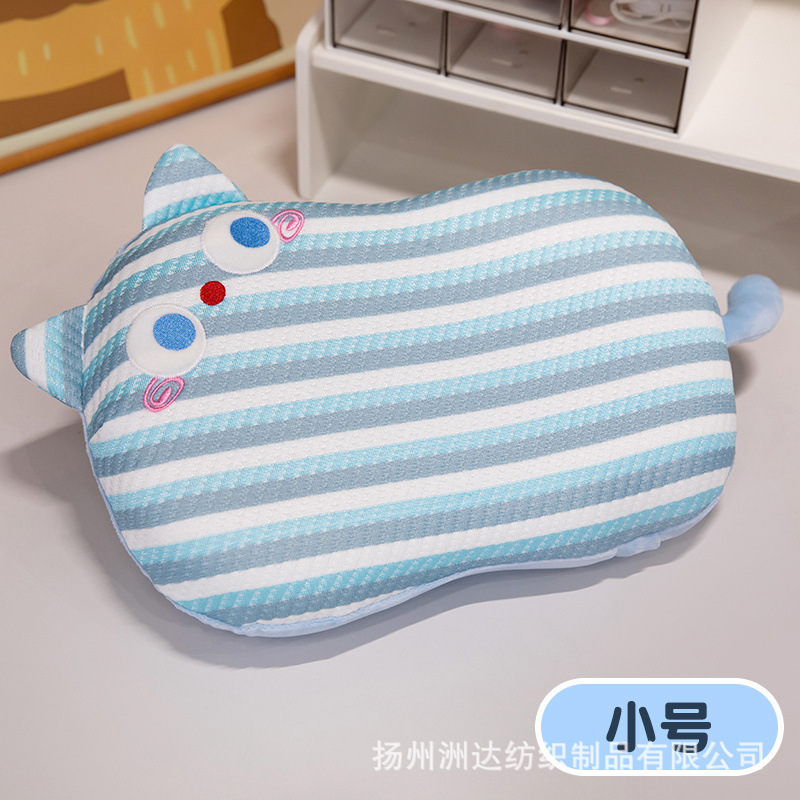 Verano almohada de memoria de seda de hielo almohada de estómago de dopamina gatos almohada de memoria de niños almohada de algodón núcleo de estudiantes siesta almohada de cocina