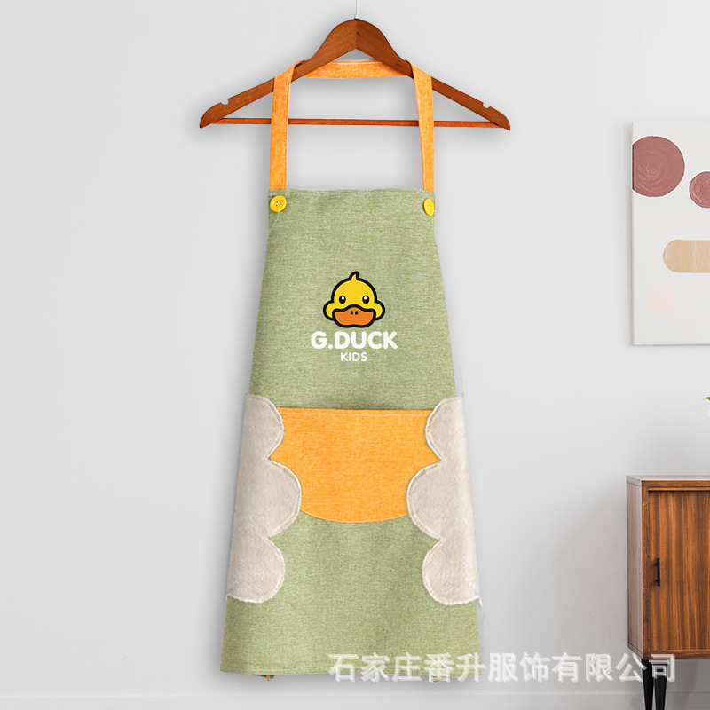 닦아 교수형 목 양이온 노란색 오리 편지 녹색