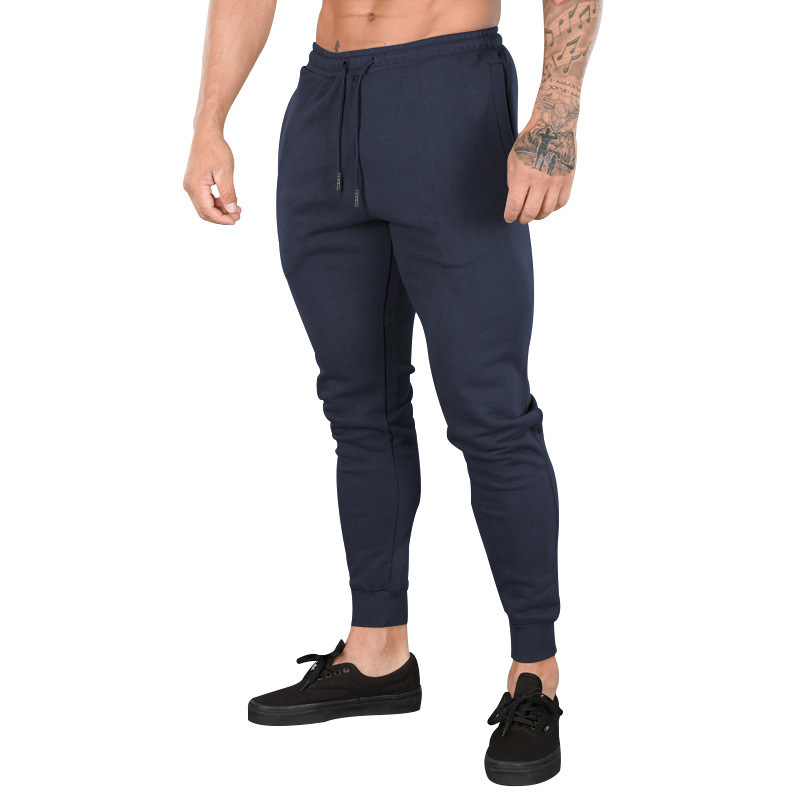 Versatile Men's Slim Fit Casual Pants With Tether Detail_voghion.com