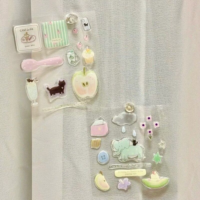 Air Green Apple Cute Cartoon Jelly Phone Case DIY High-Value Tablet Sticker Decorative Adhesive Waterproof Air Green Apple Cute Cartoon Jelly Phone Case DIY High-Value Tablet Sticker Decorative Adhesive Waterproof