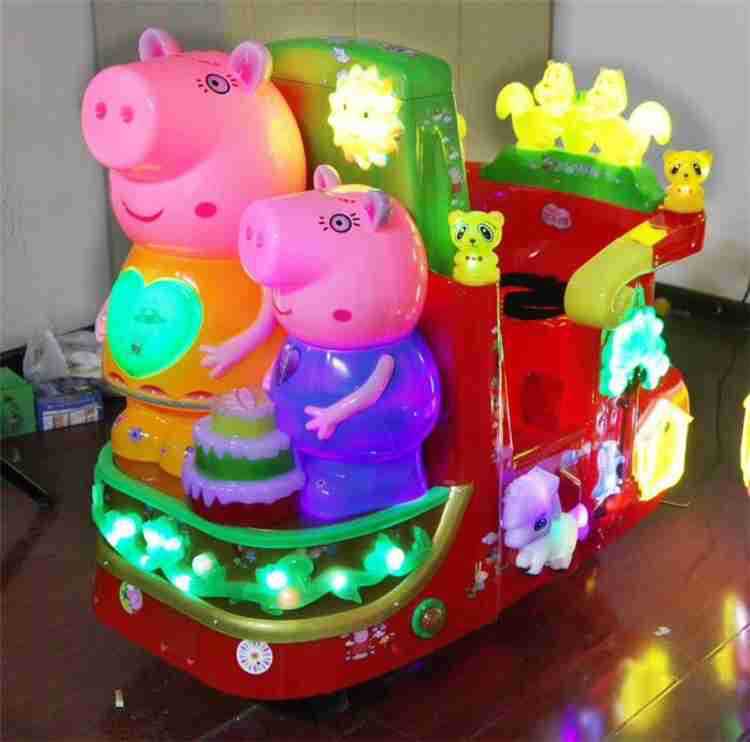 2021 new pattern Coin-operated Rocking car Happy pig Swing machine children Coin-operated Swing car supermarket commercial Rocking Horse