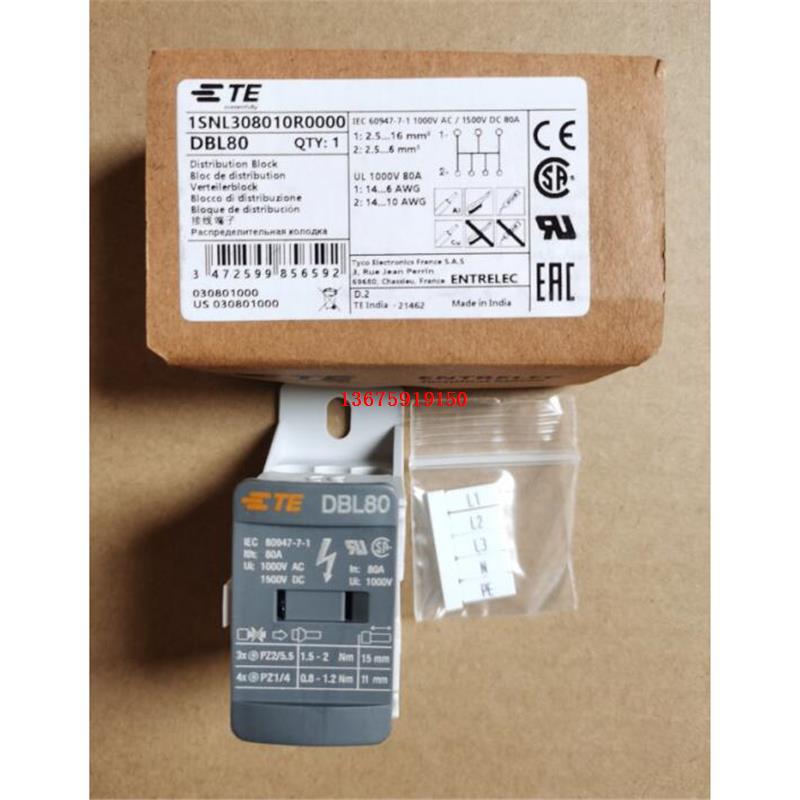 ABB/TE配电型接线端子  DBL80   1SNL308010R0000