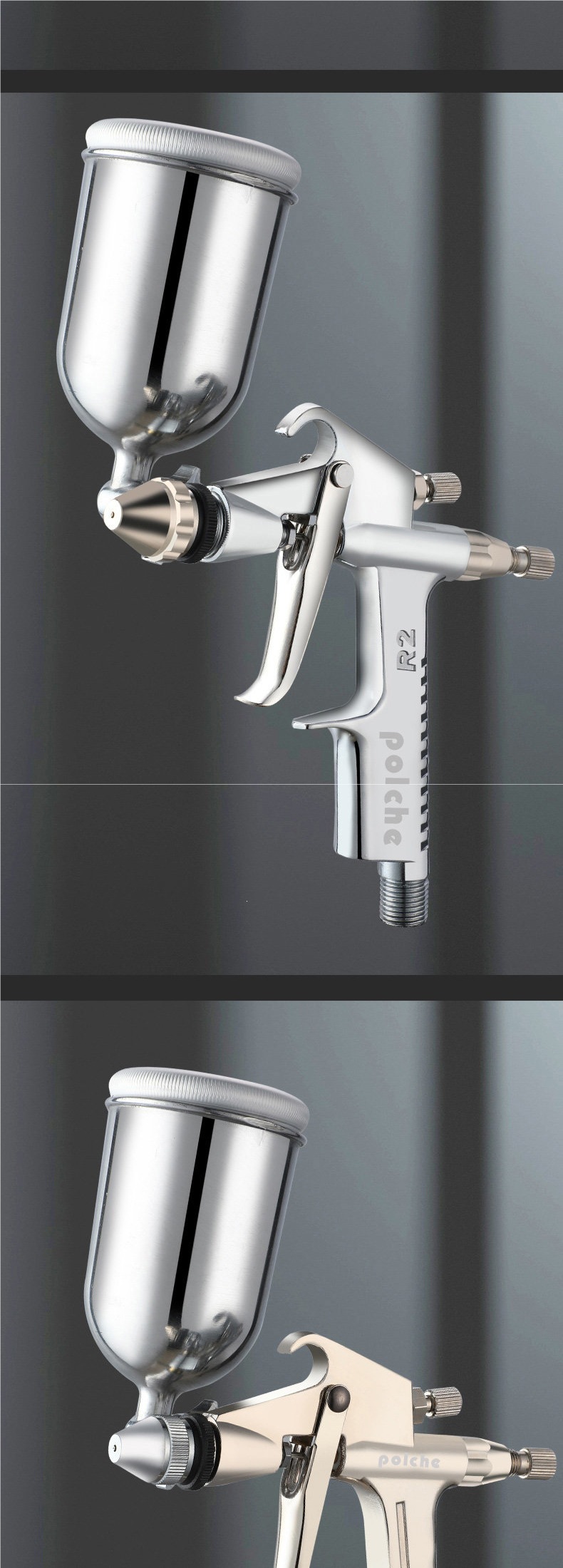 Small repair spray gun R2, small pneumatic spray gun F2, leather care K3, household formaldehyde painting