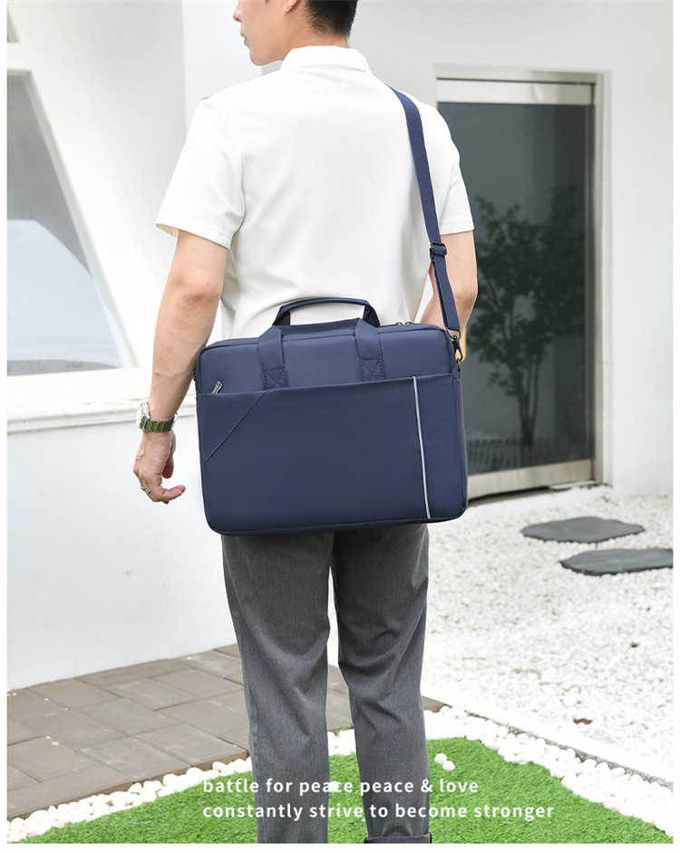 Notebook bag and handbag are suitable for Lenovo, Huawei, Apple, Dell, HP, ASUS, business trip briefcases, and can be carried diagonally on one shoulder undefined