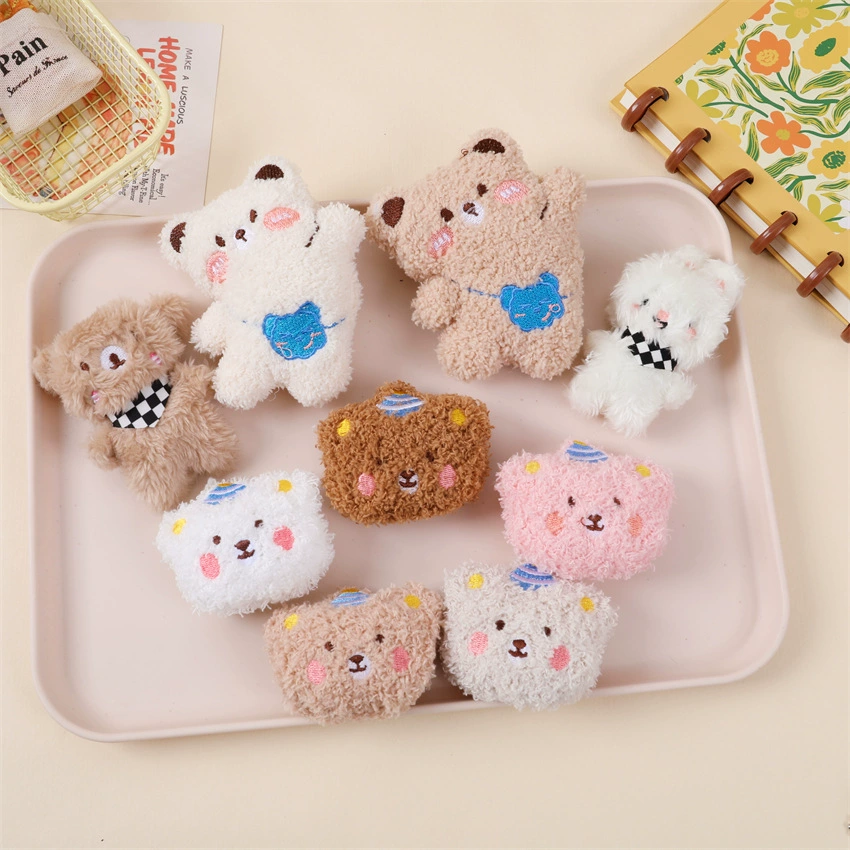 Свежая милая плюшевая ткань кукла DIY Одежда ручной работы шпилька брошь чехол для телефона носки сумки обувь цветок