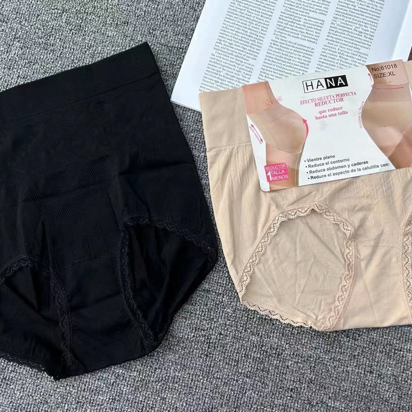 Cintura alta vientre que forma los pantalones sin costura de las mujeres postparto levantamiento de la cadera del vientre que forma la ropa interior cuerpo que forma los pantalones escritos de las mujeres al por mayor