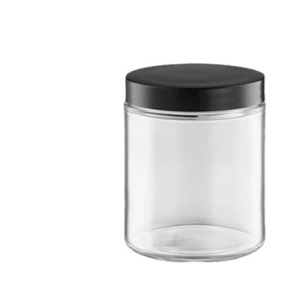 Blue 250ml Glass Candle Jar with Lid for Aromatherapy DIY Candles - Sealed Jar, Glass Container