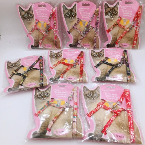 Тяговая веревка для домашних животных кошачий нагрудный ремень Тяговая веревка I-образный ремень для кошек Веревка для кошек Цепь и ветер