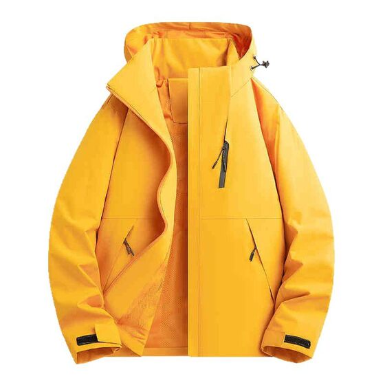 Big Brand Yellow Charge Clothes Women's 2025 New Spring and Autumn Three-in-One Outdoor Small Commuter All-Match Couple Jacket