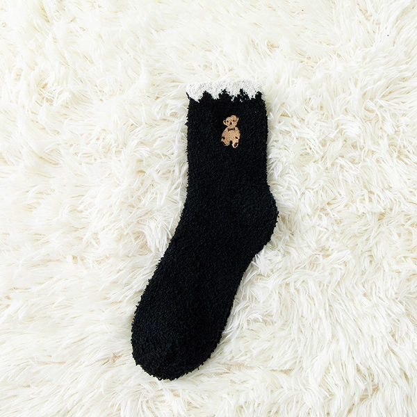 With little bears, with embroidery