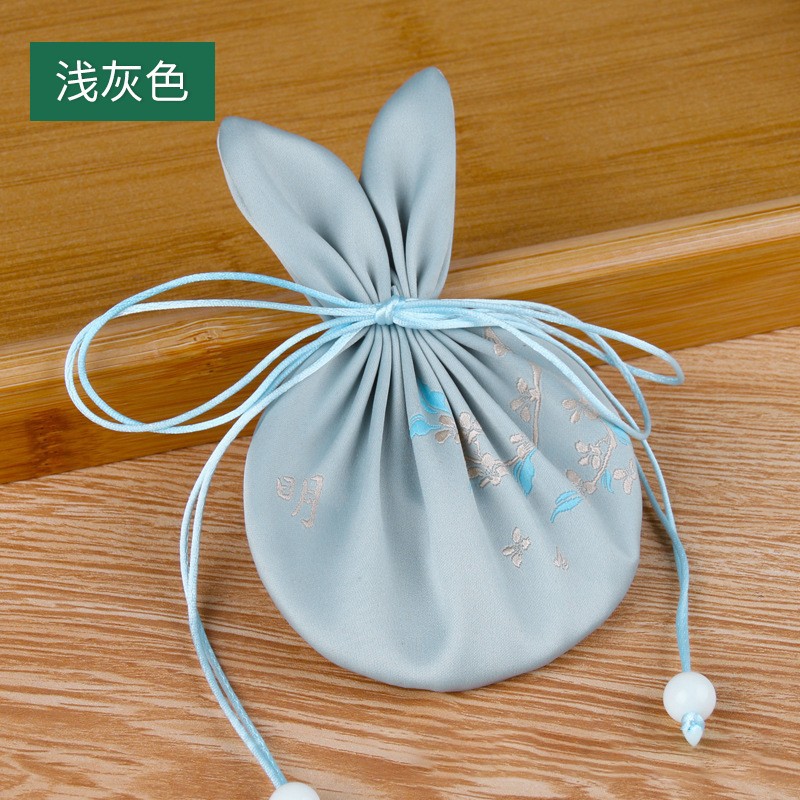 Dragon Boat Festival bolsa de joyería bolsa de aromaterapia bolsa tejida bordada bolsa de loto Zen estilo chino tradicional estilo antiguo brocado bolsa vacía