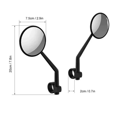 Electric Vehicle Rearview Mirror, Round Motorcycle rearview mirror - rearview-mirror-79cm-1-pair