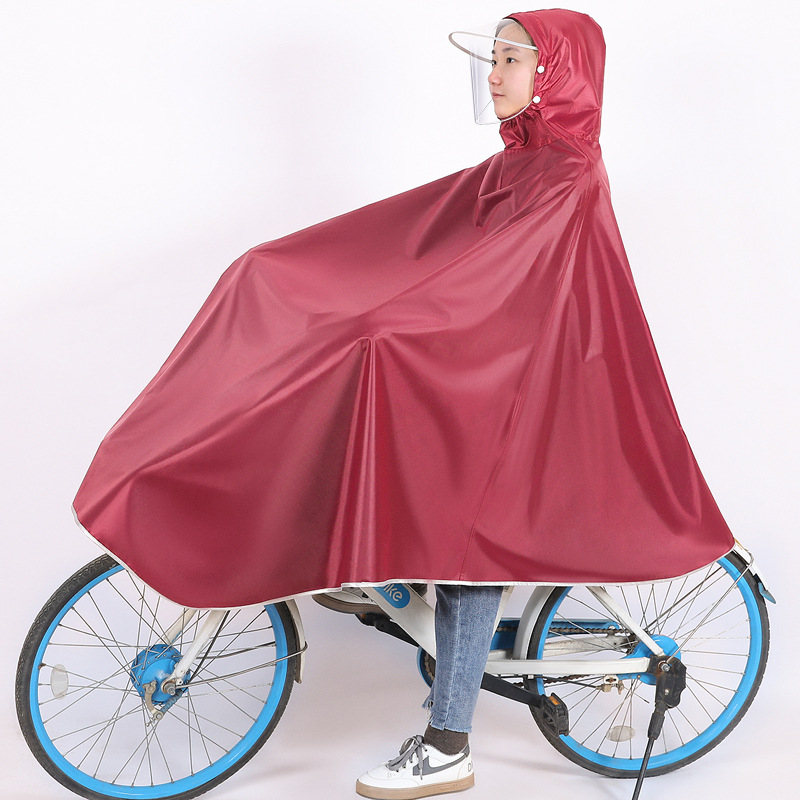 Impermeables, bicicletas, estudiantes de secundaria y preparatoria, modelos de crecimiento para hombres y mujeres, ciclismo individual de cuerpo completo, bicicleta de montaña, poncho