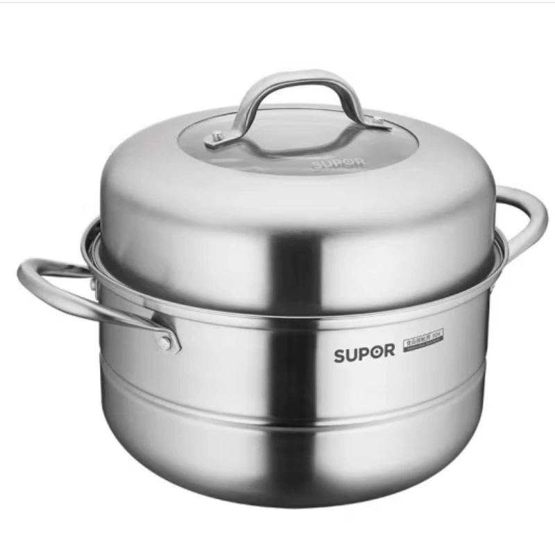 Супор Good helper нержавеющая сталь двуслойная пароварка/VZ26BS03/многофункциональная рыбная пароварка