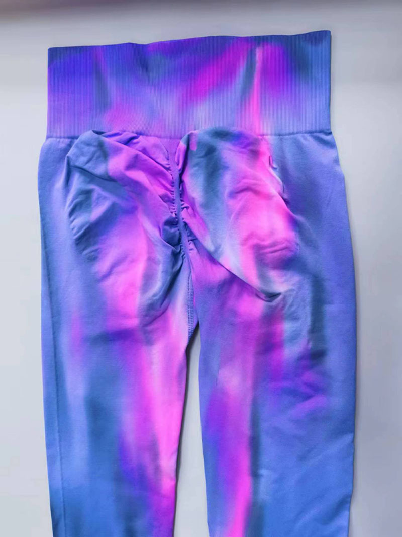 Simple Style Gradient Color Chemical Fiber Blending Nylon Active Bottoms Skinny Pants Sweatpants display picture 31