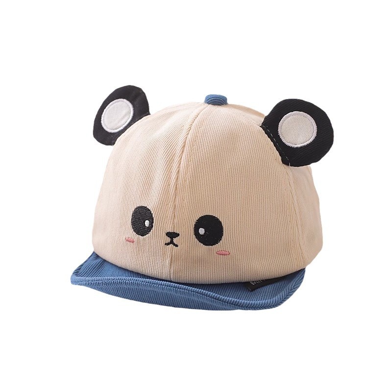 Sombreros de bebé otoño y invierno lindos dibujos animados gorras de lengua de goma suave para niños y niñas a prueba de viento caliente primavera gorras de béisbol