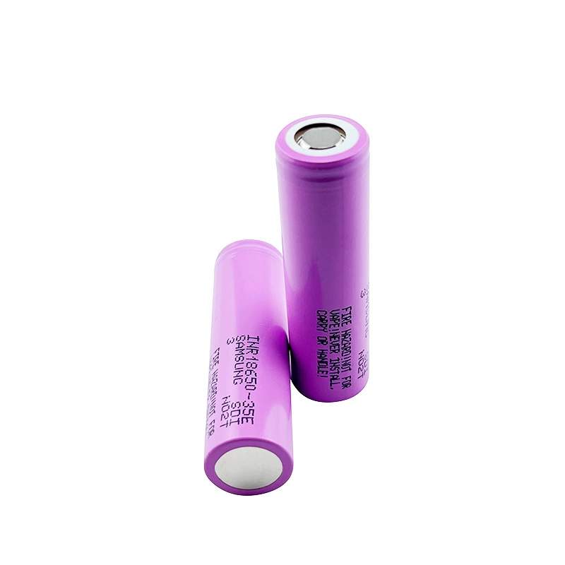 Аккумулятор Samsung 18650-35e, ячейка 30q, литиевый элемент 3.7V 18650, перезаряжаемая батарея 25r