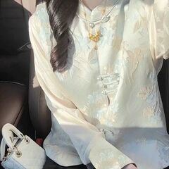 女装新款春季穿搭一整套新中式国风刺绣提花马甲打底衫两件套2025